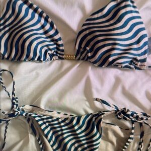 Striped Bikini Set